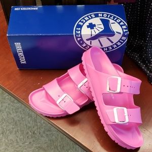 Birkenstock sandals size 10 pink